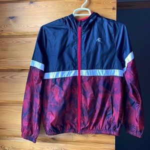 AND1 black/red/white XXL windbreaker jacket